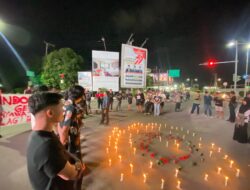 Satu Lilin dan Tabur Bunga, HMI Cabang Berau Gelar Aksi Mengenang Affan Kurniawan
