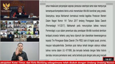 Konflik Sidrap Usai, MK Tolak Uji Materi Pemkot Bontang