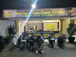 Lima Unit Motor Jadi Barang Bukti, Polres Berau Bekuk Curanmor