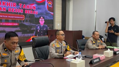 Kriminalitas di Berau Menurun Sepanjang 2025, Narkoba dan Laka Lantas Jadi Sorotan Polres