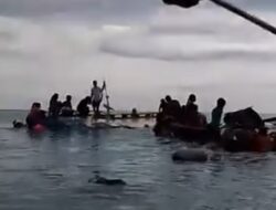 Kapal Nelayan Tabrak Karang dan Tenggelam di Perairan Maratua, Seluruh Penumpang Selamat